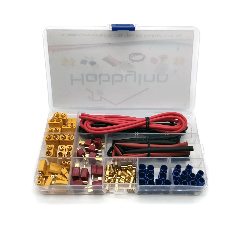 RC Lipo Battery Connectors Kit Deans T XT30 XT60 EC3 Male & Female Plug Adapter Connectors for DIY Accessories
RC Lipo Battery Connectors Kit Deans T XT30 XT60 EC3 Male & Female Plug Adapter Connectors for DIY Accessories