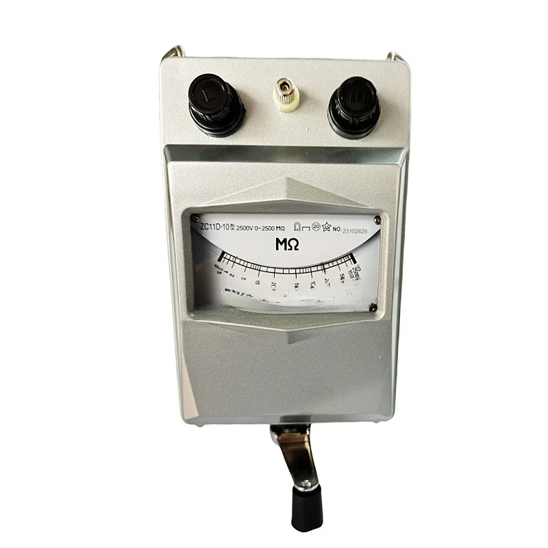 Shake meter megohm meter 2500V insulation resistance meter ZC11D-10 high voltage shake
Shake meter megohm meter 2500V insulation resistance meter ZC11D-10 high voltage shake