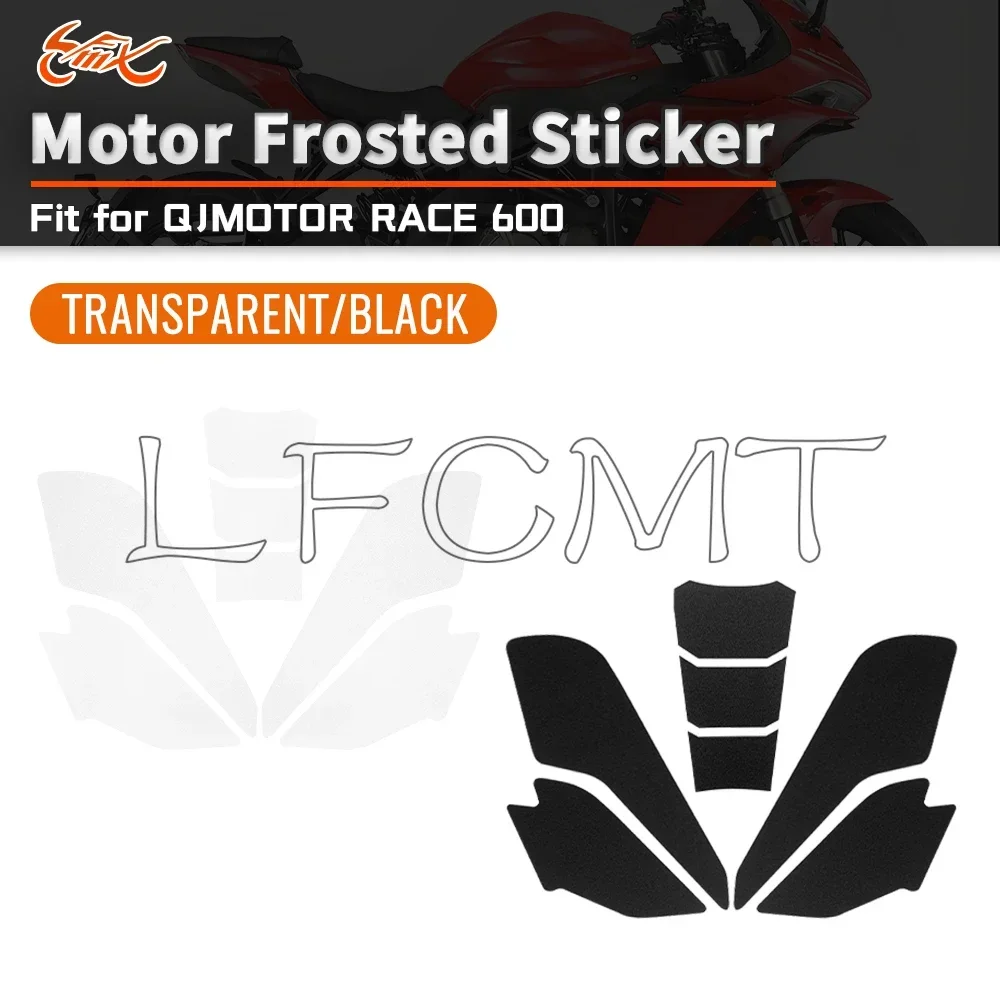 Motorcycle Frosted Black/Clear Tank Side Decals Anti Slip Tank Pad Stickers Fit for QJMOTOR Race 600 QJ600GS-3B
Motorcycle Frosted Black/Clear Tank Side Decals Anti Slip Tank Pad Stickers Fit for QJMOTOR Race 600 QJ600GS-3B