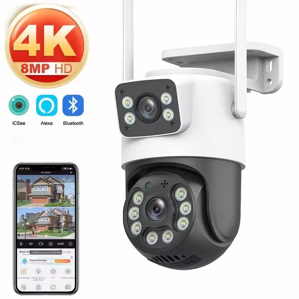 Dual-lens ball-connected dual-lens ball-operated wireless home remote mobile camera
Dual-lens ball-connected dual-lens ball-operated wireless home remote mobile camera