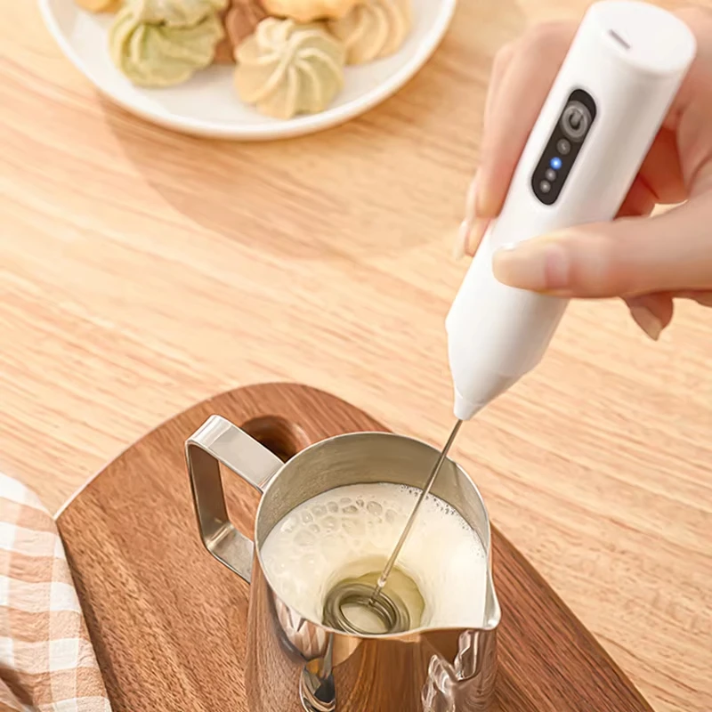 1 electric coffee frother, milk frother, egg beater, handheld 3-speed rechargeable cream maker, 3-speed kitchen mixer
1 electric coffee frother, milk frother, egg beater, handheld 3-speed rechargeable cream maker, 3-speed kitchen mixer