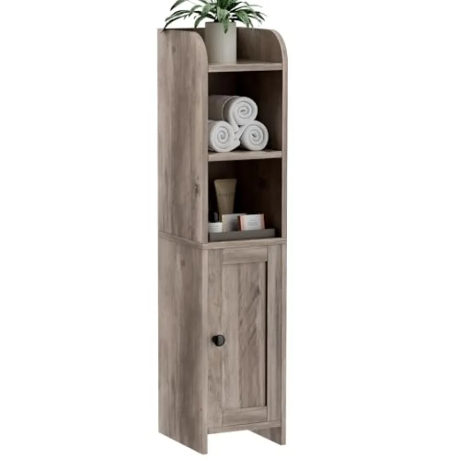 Small Bathroom Storage Corner Floor Cabinet with Door and Shelves, Beside The Toilet Paper Stand for Skinny, Narrow Toilet Pape
Small Bathroom Storage Corner Floor Cabinet with Door and Shelves, Beside The Toilet Paper Stand for Skinny, Narrow Toilet Pape