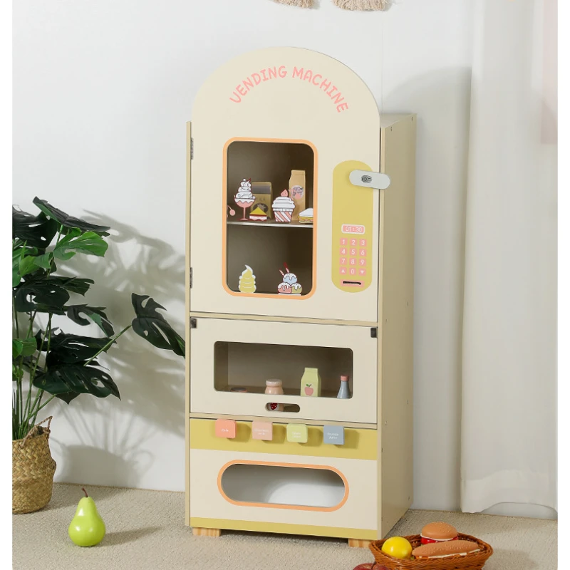 Children Toy Puzzle Wooden Vending Machine Miniature Food Dollhouse Accessories Montessori Social Games Interactive Toys Gift
Children Toy Puzzle Wooden Vending Machine Miniature Food Dollhouse Accessories Montessori Social Games Interactive Toys Gift