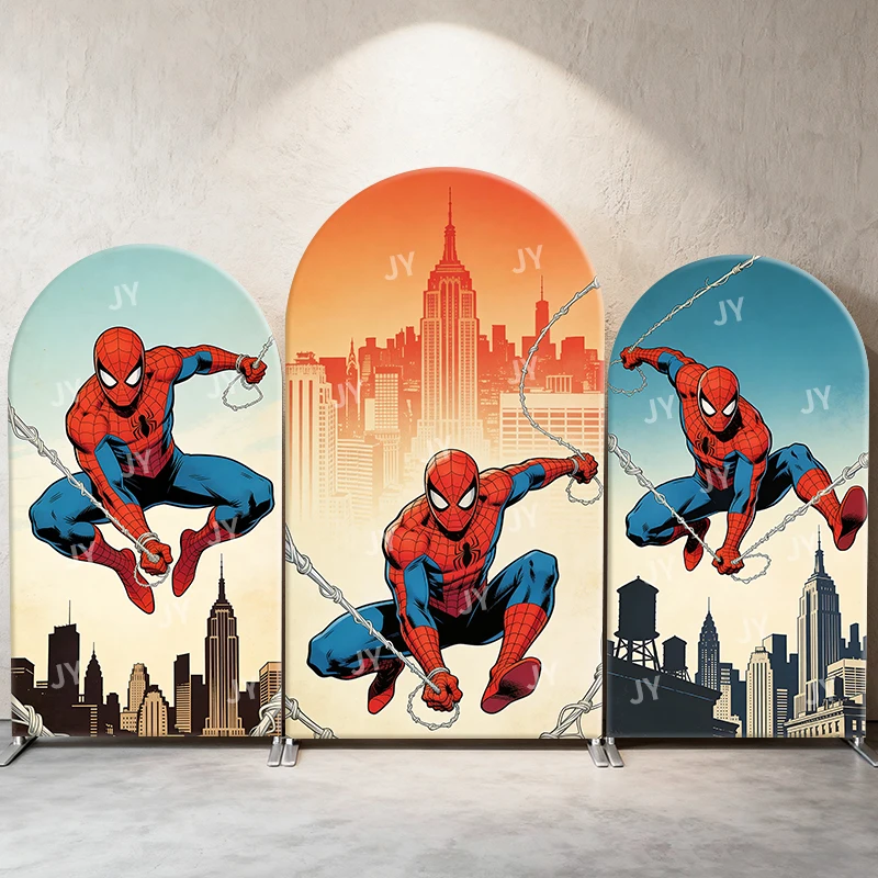 Spiderman City Theme Arch Backdrop Cover Dynamic Festive Scene For Kids Birthday Baby Shower Photo Booth Decor Background
Spiderman City Theme Arch Backdrop Cover Dynamic Festive Scene For Kids Birthday Baby Shower Photo Booth Decor Background