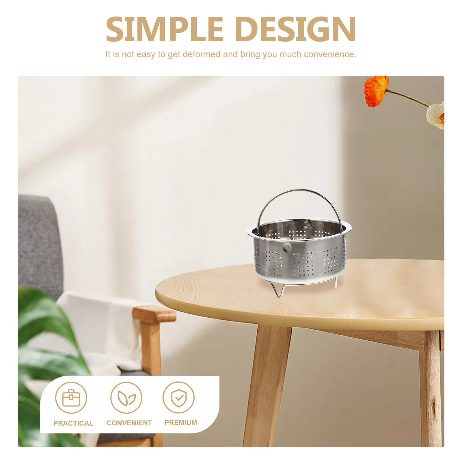 Stainless Steel Steamer Basket Vegetable Steaming Stand for Dumplings Buns Seafood Kitchen Accessory Steamer Holder
Stainless Steel Steamer Basket Vegetable Steaming Stand for Dumplings Buns Seafood Kitchen Accessory Steamer Holder