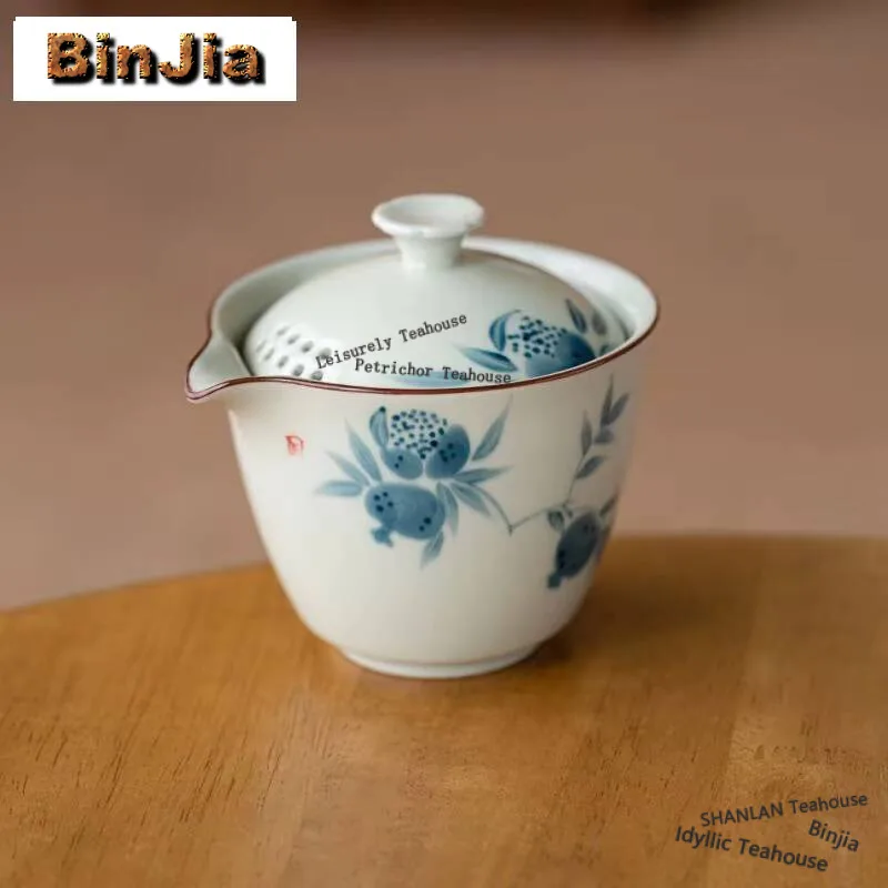 180ml Hand Drawn Pomegranate Hand-grasp Pot Household Boutique Filter Teapot Creative Pot Tea Making Kettle Cha Equipment Gifts
180ml Hand Drawn Pomegranate Hand-grasp Pot Household Boutique Filter Teapot Creative Pot Tea Making Kettle Cha Equipment Gifts