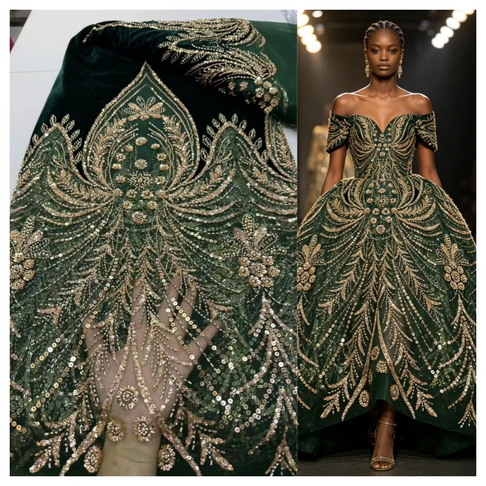 2026 African Nigerian High-Quality Lace Fabric Velvet Sequins Embroidered Guipure for Party Dress Wedding Sewing JY521
2026 African Nigerian High-Quality Lace Fabric Velvet Sequins Embroidered Guipure for Party Dress Wedding Sewing JY521