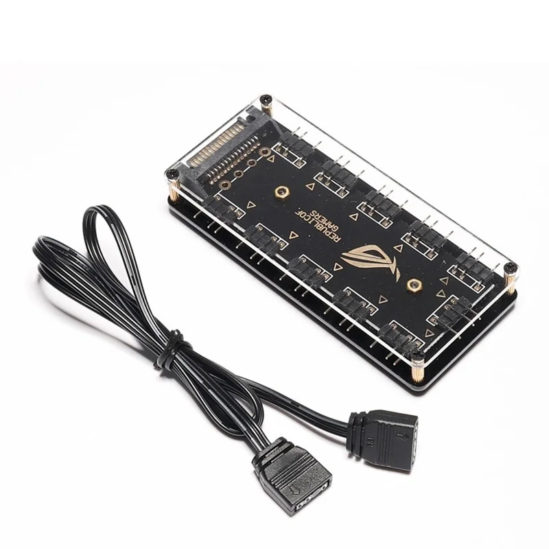 Motherboard 10 3 Pin PWM Cooler Fan HUB Splitter Extension 5V SATA Power Supply PC Speed Controller Adapter Dropshipping
Motherboard 10 3 Pin PWM Cooler Fan HUB Splitter Extension 5V SATA Power Supply PC Speed Controller Adapter Dropshipping