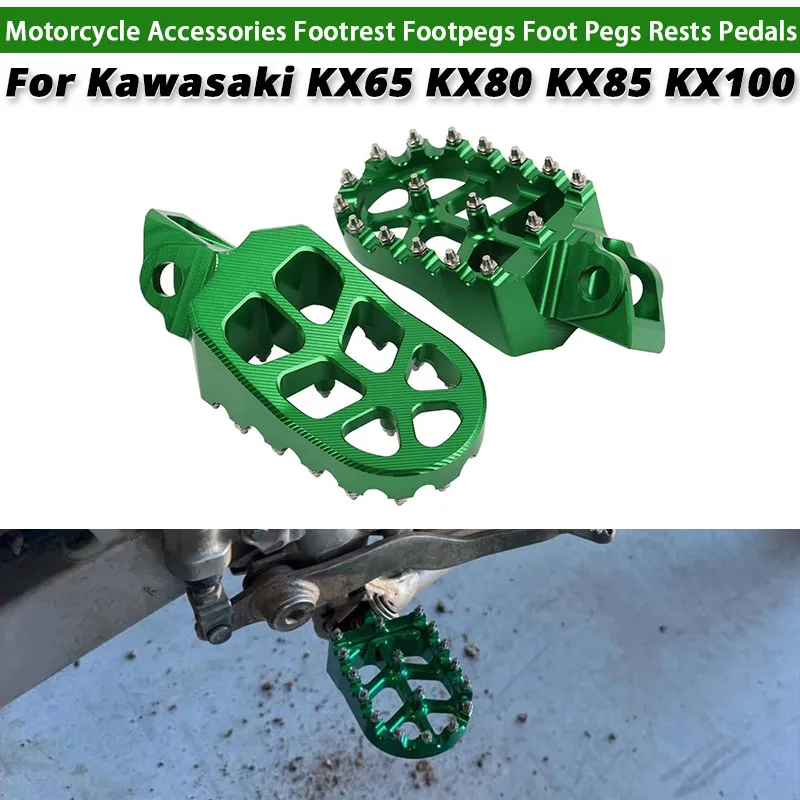Для Kawasaki KX65 KX80 KX85 KX100 аксессуары для мотоциклов, подставка для ног, подножки, подставки для педалей, без шнуровки Kawasaki KX-65 KX-100
Для Kawasaki KX65 KX80 KX85 KX100 аксессуары для мотоциклов, подставка для ног, подножки, подставки для педалей, без шнуровки Kawasaki KX-65 KX-100