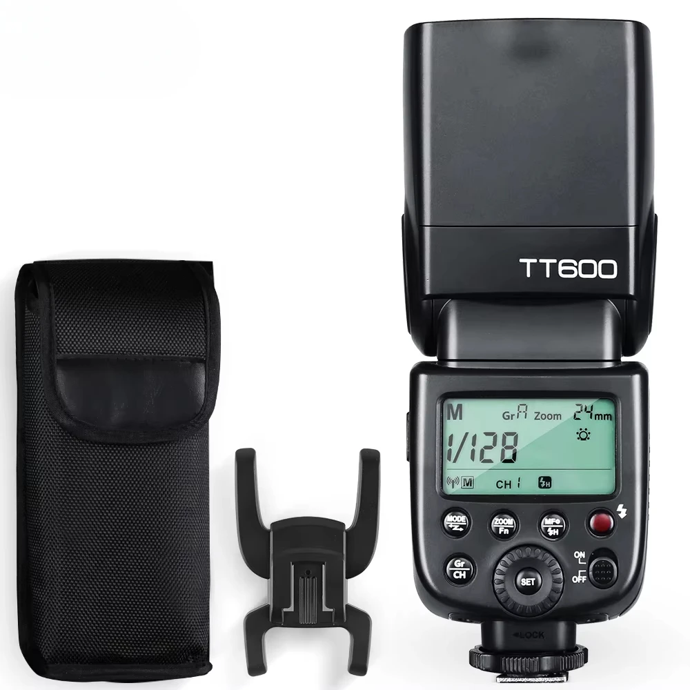 TT600 2.4G Беспроводная TTL 1/8000s Универсальная камера Горячий башмак Вспышка Спидометр Фотография
TT600 2.4G Беспроводная TTL 1/8000s Универсальная камера Горячий башмак Вспышка Спидометр Фотография