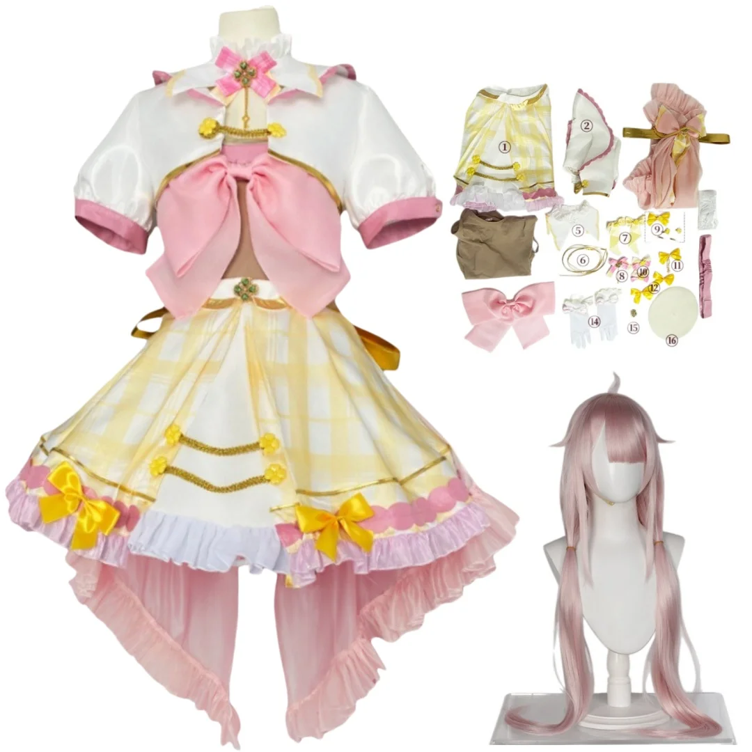 Anime Vtube Ace Taffy Cosplay Costume Wig Set
Anime Vtube Ace Taffy Cosplay Costume Wig Set