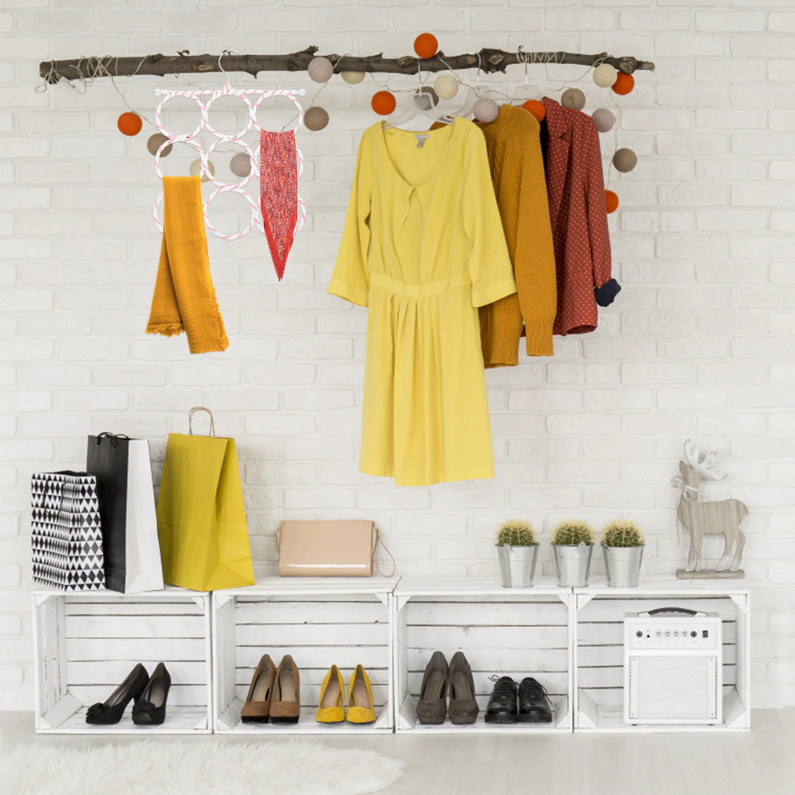 2Pcs Folding Shawl Hangers Foldable Scarf Ring Holder Sturdy Lightweight Tie Organizer Household Closet Space Saver 
2Pcs Folding Shawl Hangers Foldable Scarf Ring Holder Sturdy Lightweight Tie Organizer Household Closet Space Saver