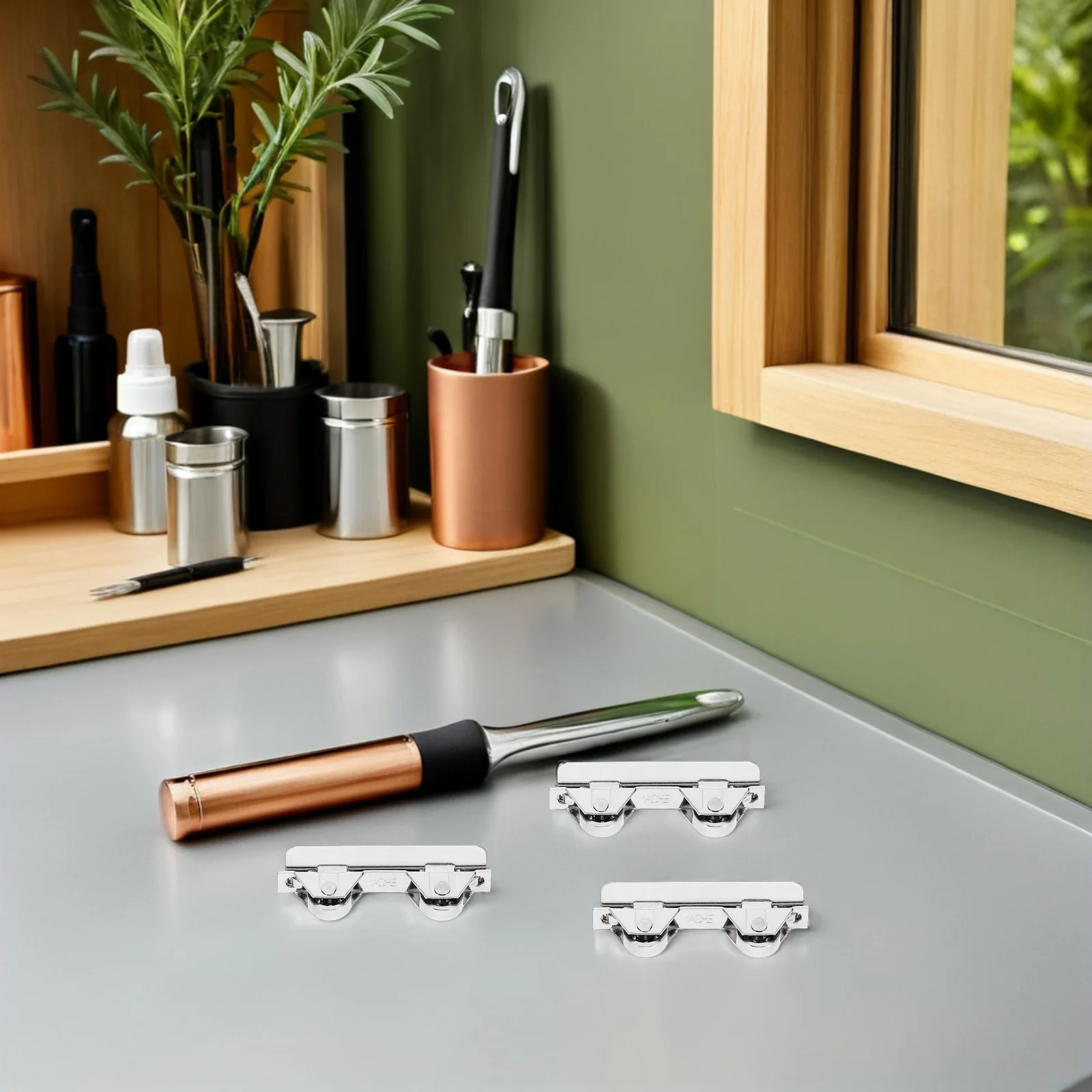 20Pcs Stainless Steel Sliding Rollers for Display Cabinets Smooth Quiet Operation High Load Capacity Low Noise Wear Resistant
20Pcs Stainless Steel Sliding Rollers for Display Cabinets Smooth Quiet Operation High Load Capacity Low Noise Wear Resistant