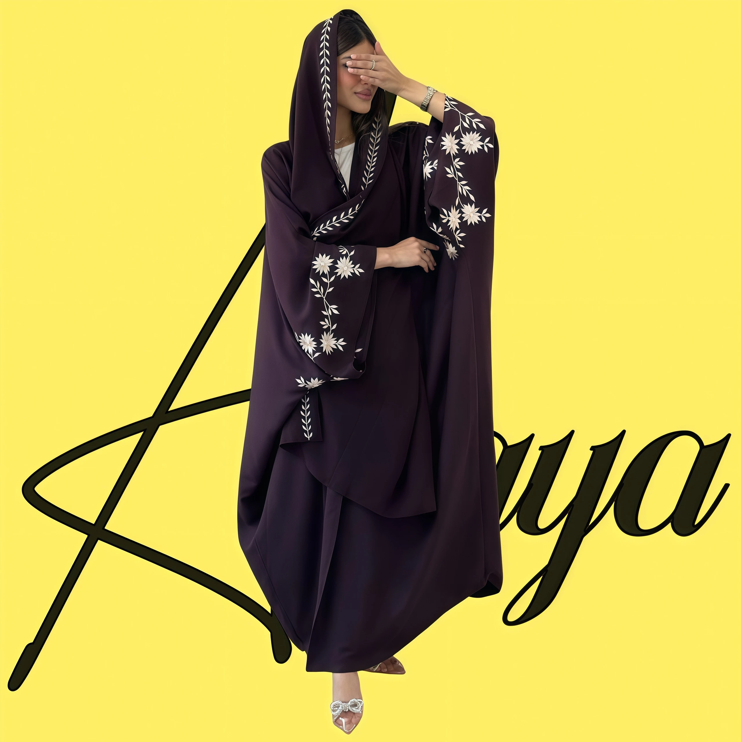 Cardigan Robe Women's Abaya Embroidered Hijab + Outer Poncho Outer Wear Robe Spring 2025 New
Cardigan Robe Women's Abaya Embroidered Hijab + Outer Poncho Outer Wear Robe Spring 2025 New
