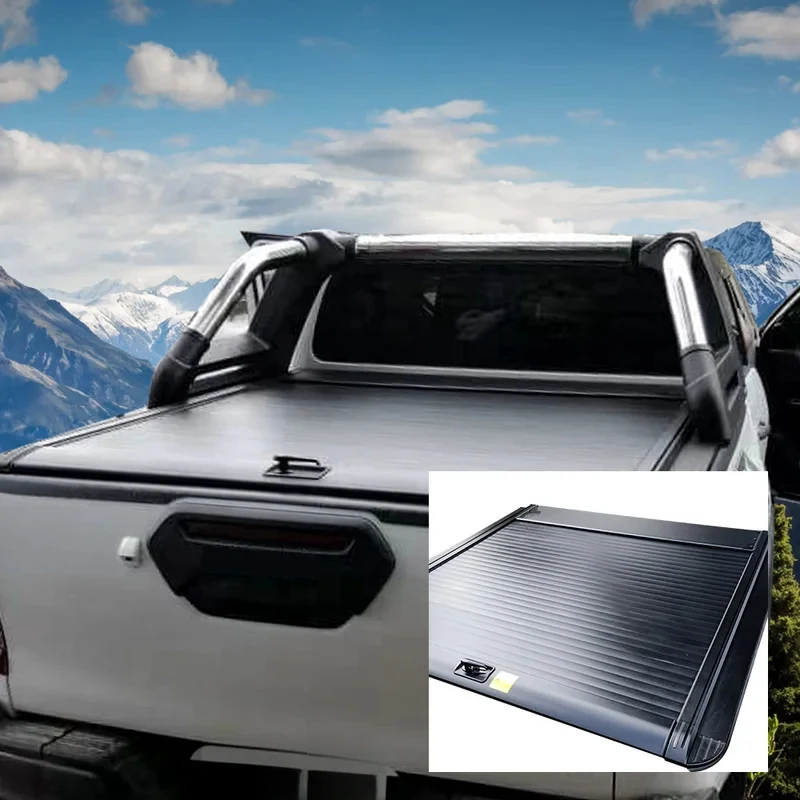 4x4 Aluminum Roller Shutter Tonneau Cover, Durable Bed Lid for Hilux Revo
4x4 Aluminum Roller Shutter Tonneau Cover, Durable Bed Lid for Hilux Revo