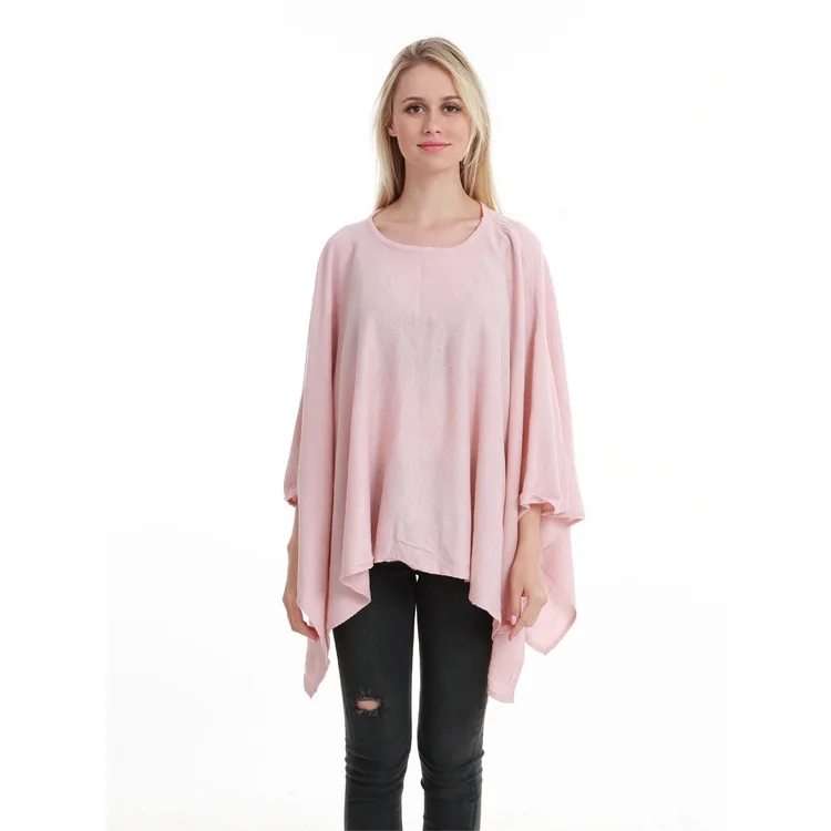 Spring Autumn Coverall Solid Color Loose Knit Cloak Fashion Pullover Shawl Fashion Street Poncho Lady Capes Pink Cloaks
Spring Autumn Coverall Solid Color Loose Knit Cloak Fashion Pullover Shawl Fashion Street Poncho Lady Capes Pink Cloaks