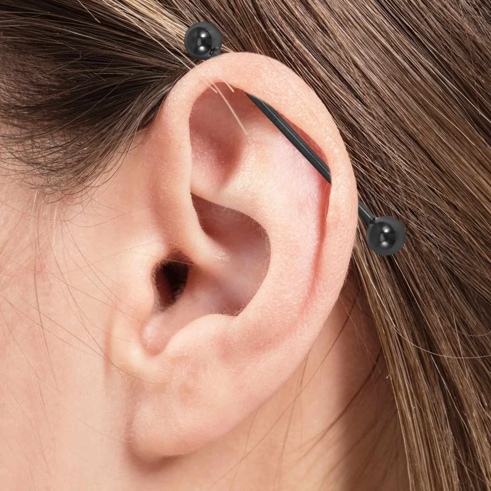 Electroplated 316L Stainless Steel Industrial Barbell Ear Bone Earring 14G 1.6Mm 38Mm 5Mm Ball Hypoallergenic Piercing
Electroplated 316L Stainless Steel Industrial Barbell Ear Bone Earring 14G 1.6Mm 38Mm 5Mm Ball Hypoallergenic Piercing