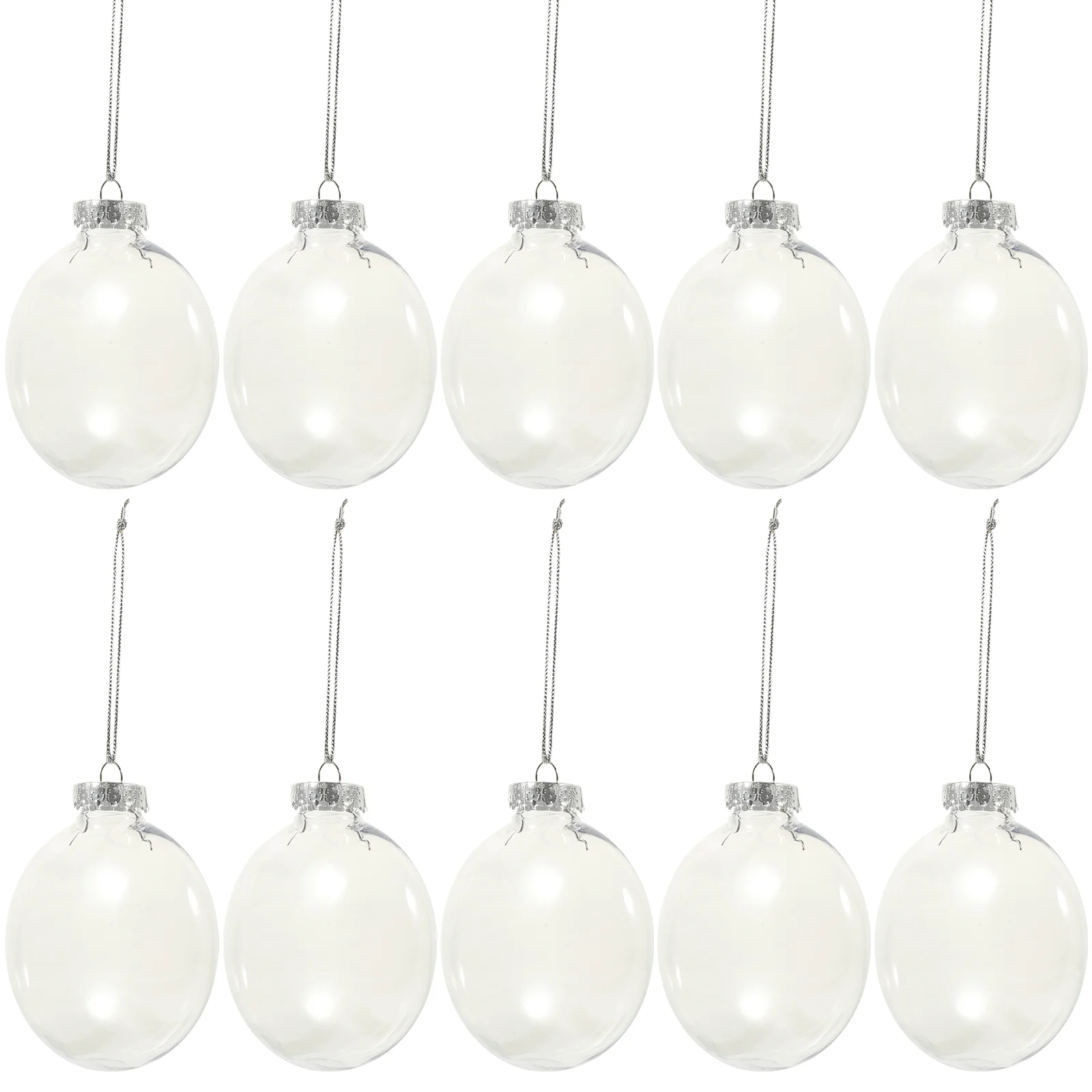 10 Pcs Christmas Flat Balls Tree Ornaments Party Favor Decorate Decorations Fillable Clear Pet Plastic Wedding Hanging
10 Pcs Christmas Flat Balls Tree Ornaments Party Favor Decorate Decorations Fillable Clear Pet Plastic Wedding Hanging