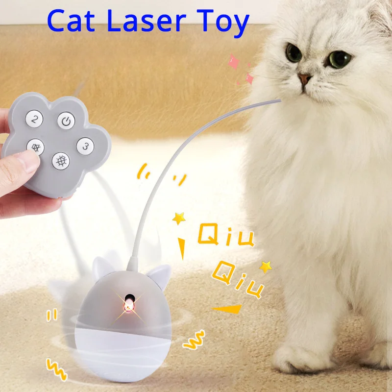 Remote Controlled Cat Laser Toy Smart Teasing Laser Cat Teaser Stick Replaceable Ears And Feathers Interactive Cat Toy Indoors
Remote Controlled Cat Laser Toy Smart Teasing Laser Cat Teaser Stick Replaceable Ears And Feathers Interactive Cat Toy Indoors