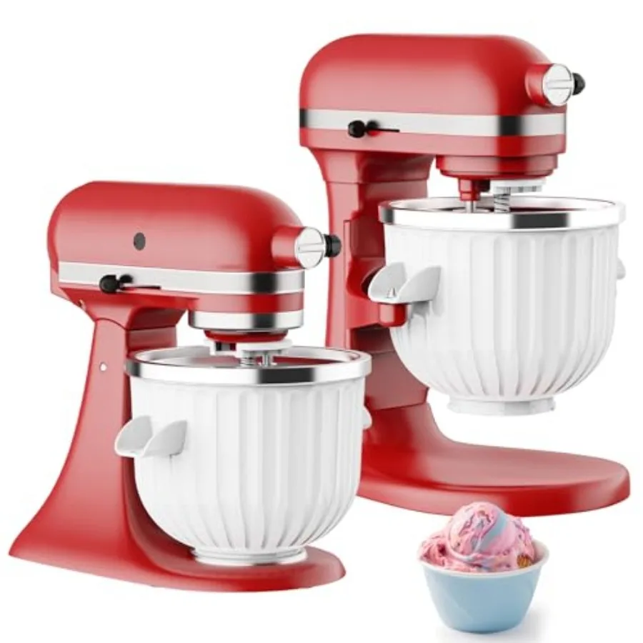 Ice Cream Maker Attachment for Kitchenaid Stand Mixers Ice Cream Maker Machine Compatible with 4.5QT and Larger KitchenAid Mixe
Ice Cream Maker Attachment for Kitchenaid Stand Mixers Ice Cream Maker Machine Compatible with 4.5QT and Larger KitchenAid Mixe