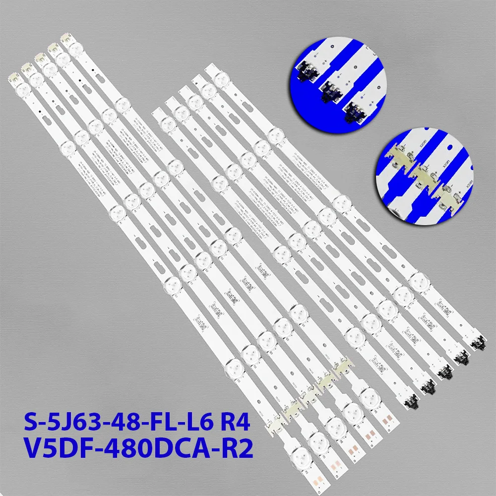 LED backlight strip 10 lamp for BN96-34785A 34786A V5DF-480DCA-R2 480DCB LM41-00106R 00117L CY-WJ048CGLV1H UE48J6300 UE48J6300AK
LED backlight strip 10 lamp for BN96-34785A 34786A V5DF-480DCA-R2 480DCB LM41-00106R 00117L CY-WJ048CGLV1H UE48J6300 UE48J6300AK