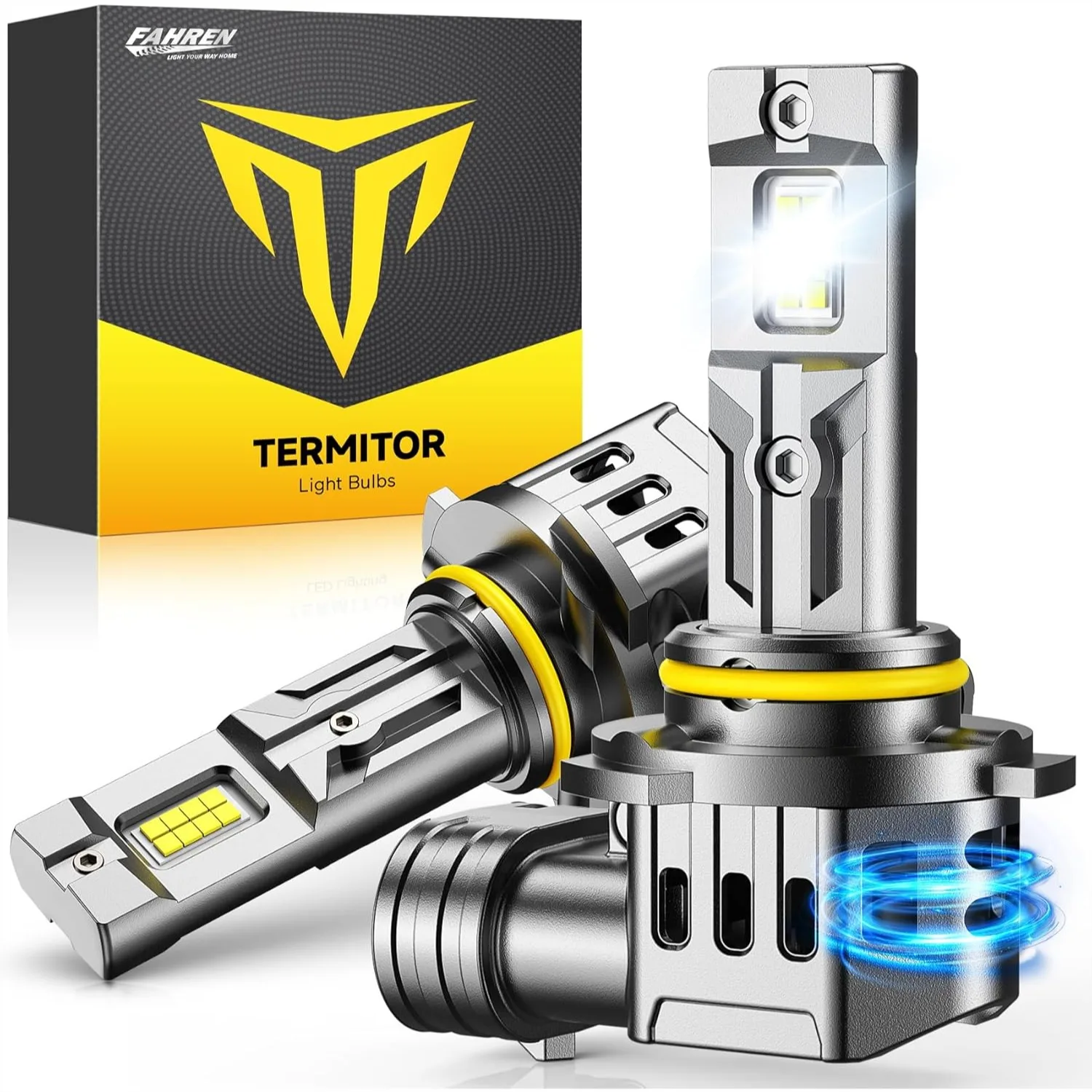 9005 HB3 LED Bulbs 70000LM 6500K Cool White, 16 Chips 12X Brighter Fog Light with Cooling System, Plug & Play Pack of 2
9005 HB3 LED Bulbs 70000LM 6500K Cool White, 16 Chips 12X Brighter Fog Light with Cooling System, Plug & Play Pack of 2