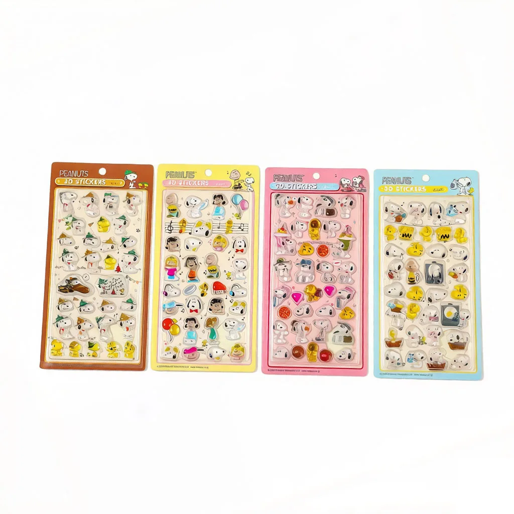 10pcs New Kawaii Snoopy 3D laser embossed water drop sticker cartoon decorative sticker office stationery DIY
10pcs New Kawaii Snoopy 3D laser embossed water drop sticker cartoon decorative sticker office stationery DIY