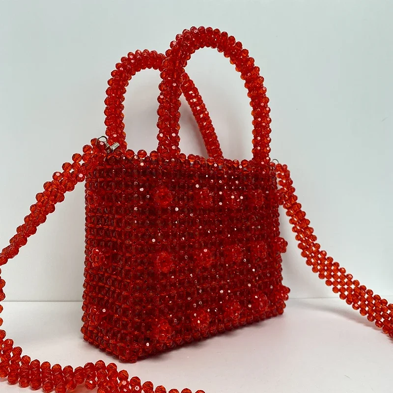 Large Beaded Bag Portable Designer Handbags Red Purses Luxury Top-Handle Ladies Exquisite Elegant Women Fashion Customizable
Large Beaded Bag Portable Designer Handbags Red Purses Luxury Top-Handle Ladies Exquisite Elegant Women Fashion Customizable