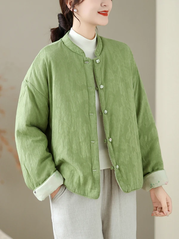 Women's Double-Sided Wear Button Printed Cotton Jaet Winter New Sle Thiened Warm Loose Small Size Faionable Cotton Cl...
Women's Double-Sided Wear Button Printed Cotton Jaet Winter New Sle Thiened Warm Loose Small Size Faionable Cotton Cl...