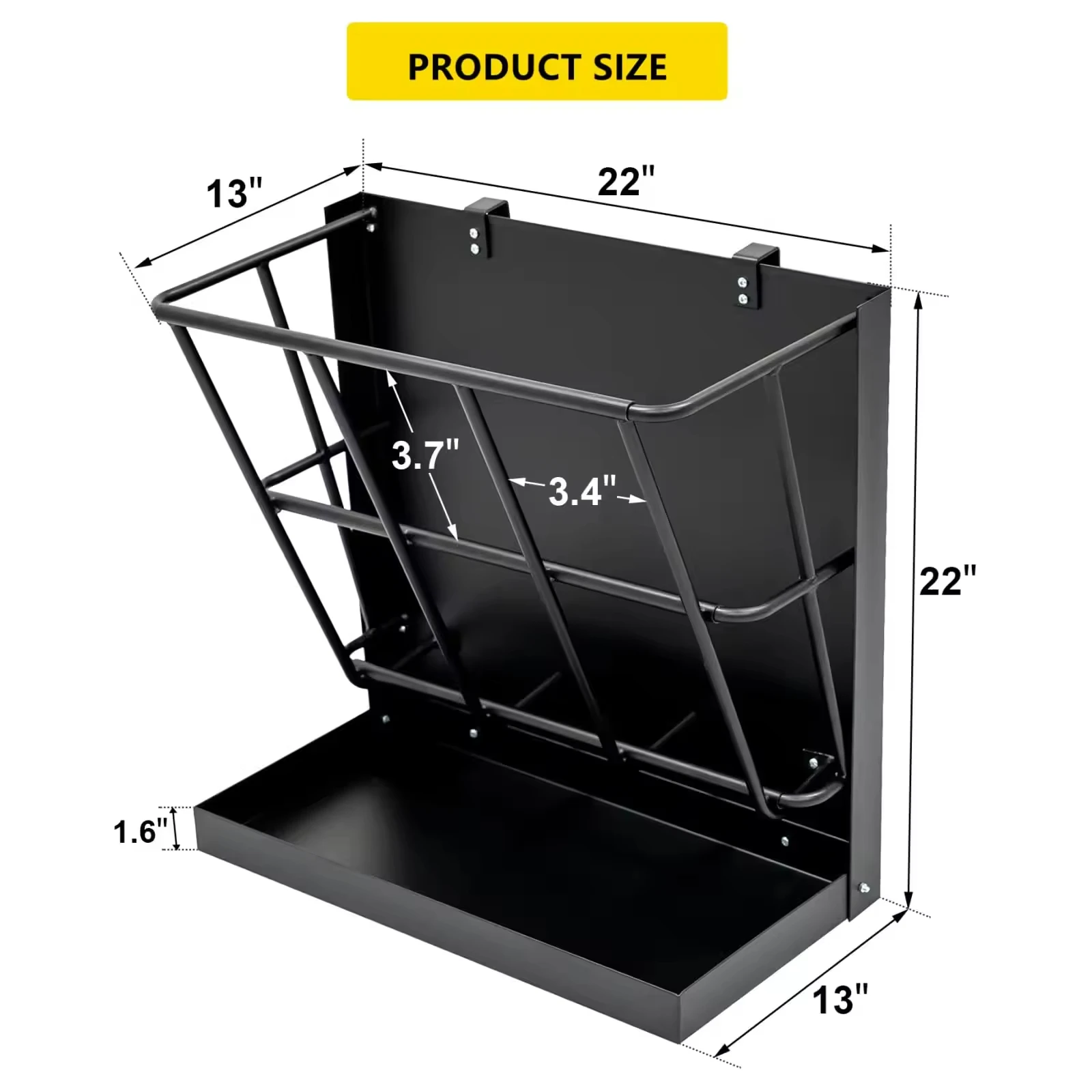 Indoor Outdoor Livestock Hay Feeder Large Capacity for Horses, Goats, Sheep
Indoor Outdoor Livestock Hay Feeder Large Capacity for Horses, Goats, Sheep