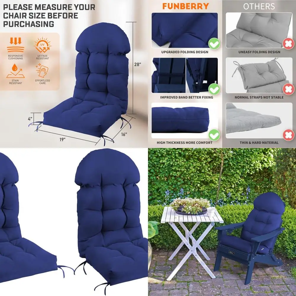 Набор из 2 подушек для кресел-качалок: толстые, удобные, нескользящие, водонепроницаемые, устойчивые к выцветанию с завязками.
Набор из 2 подушек для кресел-качалок: толстые, удобные, нескользящие, водонепроницаемые, устойчивые к выцветанию с завязками.