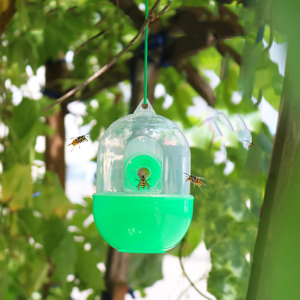Flytrap Outdoor Reusable Wasp Hanging Collector Beekeeping Cage Tools Equipment Wasps Bees Hornets Garden Pest Control
Flytrap Outdoor Reusable Wasp Hanging Collector Beekeeping Cage Tools Equipment Wasps Bees Hornets Garden Pest Control