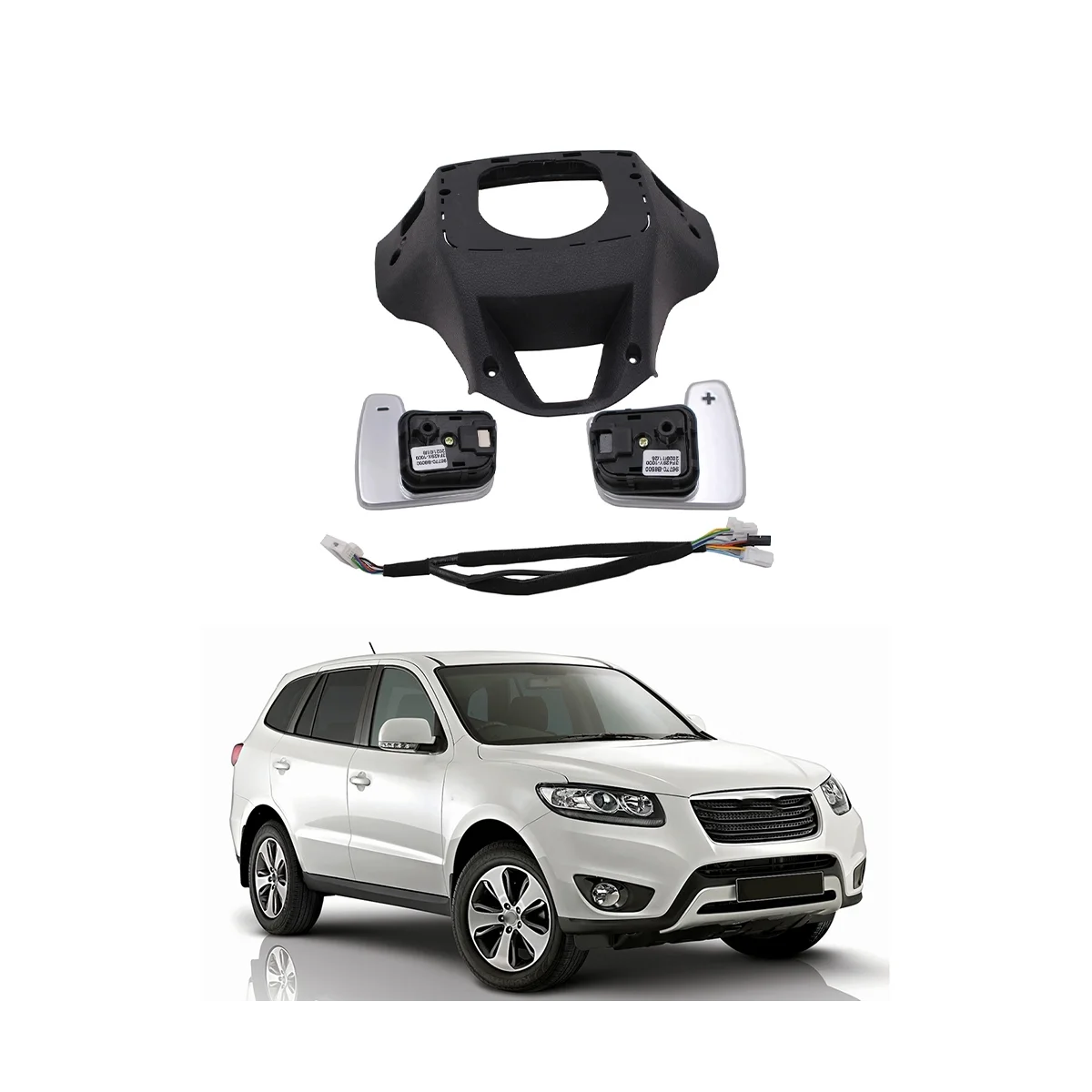 Автомобильные Рычажные переключатели передач на рулевое колесо для Hyundai Santa Fe 2011-2018 96770-B8000 96770-B8500 обновление функций
Автомобильные Рычажные переключатели передач на рулевое колесо для Hyundai Santa Fe 2011-2018 96770-B8000 96770-B8500 обновление функций