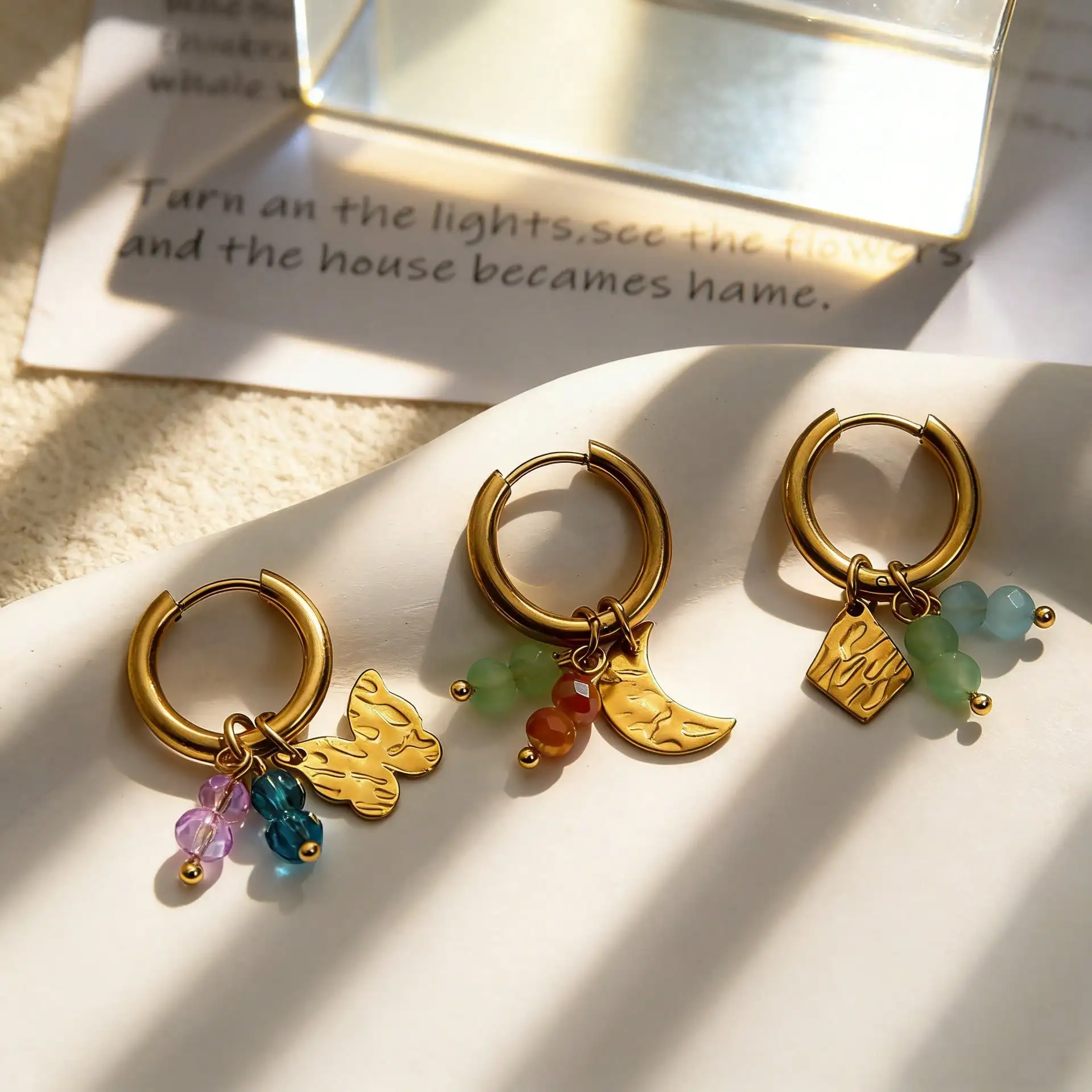 A Pair of Elegant Butterfly Earrings, Stainless Steel Stud Earrings, Fresh and Sweet Beaded Earrings, Elegant Stud Earrings, Understated Luxury.
A Pair of Elegant Butterfly Earrings, Stainless Steel Stud Earrings, Fresh and Sweet Beaded Earrings, Elegant Stud Earrings, Understated Luxury.