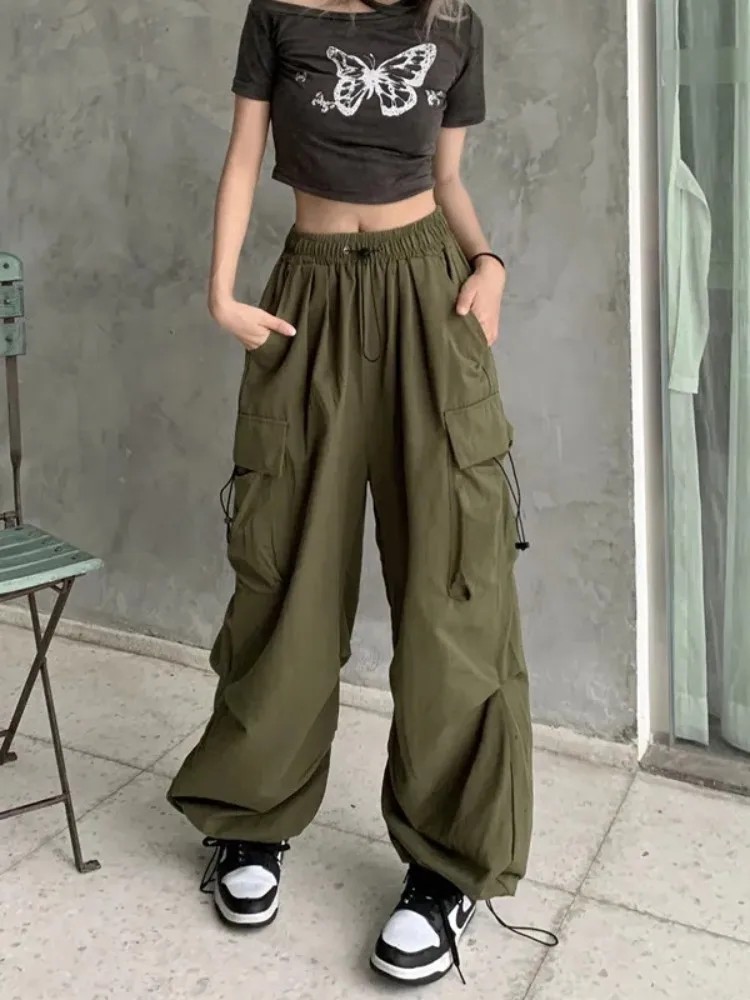 plus Size Women's American Style Drawstring Trousers High Waist Wide Leg Pants Casual Loose Fit Straight Cut Slimming Effect
plus Size Women's American Style Drawstring Trousers High Waist Wide Leg Pants Casual Loose Fit Straight Cut Slimming Effect