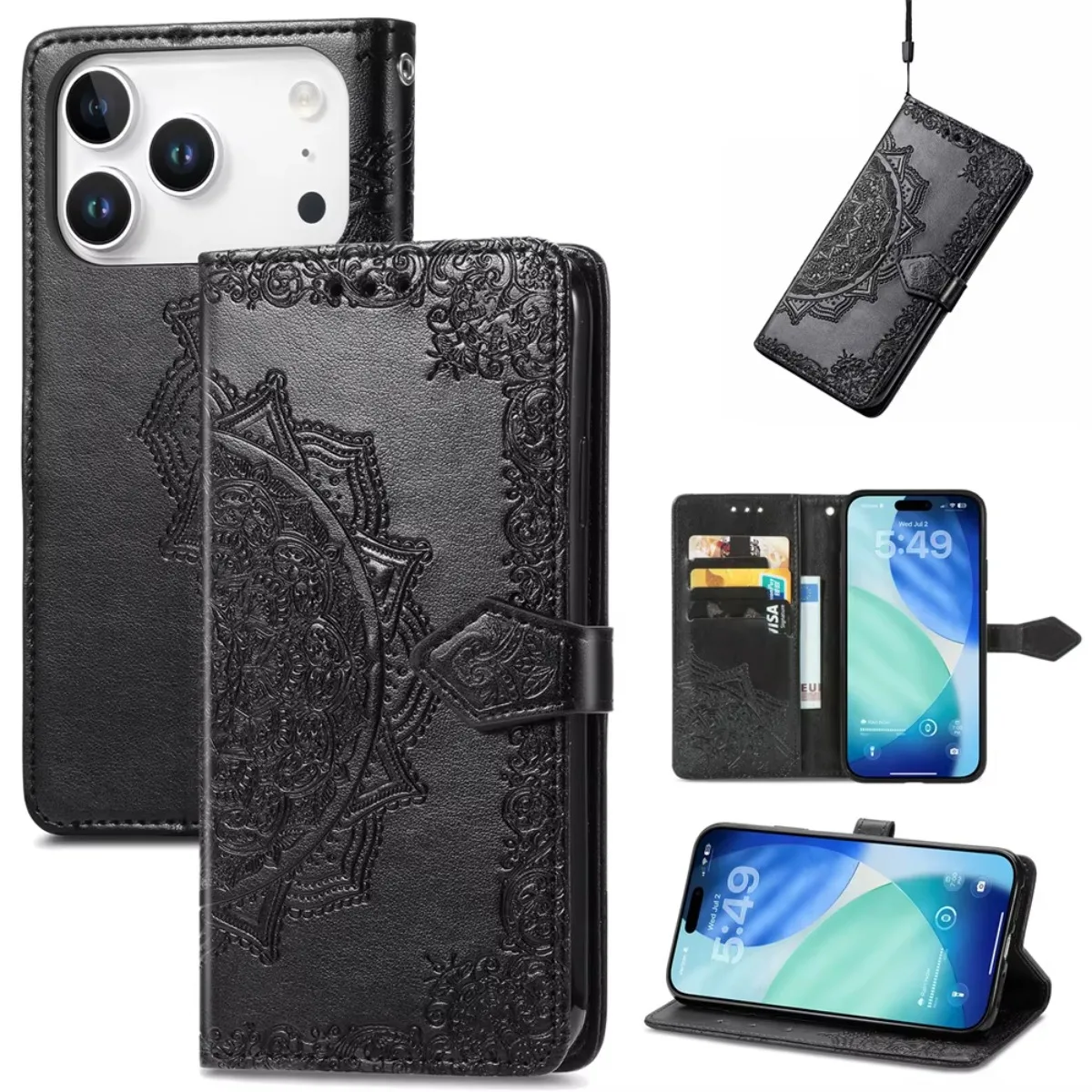 Кошелек-книжка из искусственной кожи с держателем для карт, чехол-подставка для телефона, чехол для iPhone 17, Air 16E 15, 14 Plus, 13 12 11 Pro Max X XR XS 
Кошелек-книжка из искусственной кожи с держателем для карт, чехол-подставка для телефона, чехол для iPhone 17, Air 16E 15, 14 Plus, 13 12 11 Pro Max X XR XS