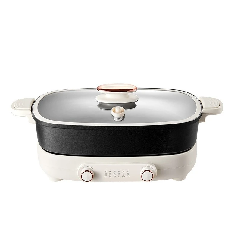 220V Non Stick Electric Hotpot Household Mandarin Duck Split Multi Functional Electric Boiling Pot
220V Non Stick Electric Hotpot Household Mandarin Duck Split Multi Functional Electric Boiling Pot