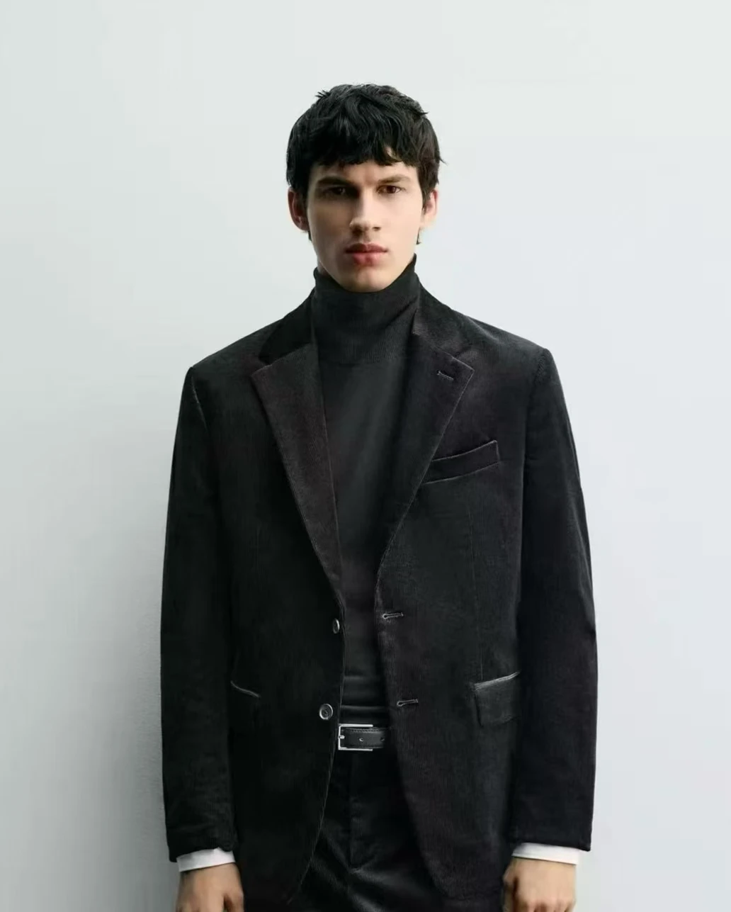 Bla Corduroy Suit Jaet Men's Casual Versatile Winter Faion Urban Sle Long Sve Double Breasted Stand Fit Busines...
Bla Corduroy Suit Jaet Men's Casual Versatile Winter Faion Urban Sle Long Sve Double Breasted Stand Fit Busines...