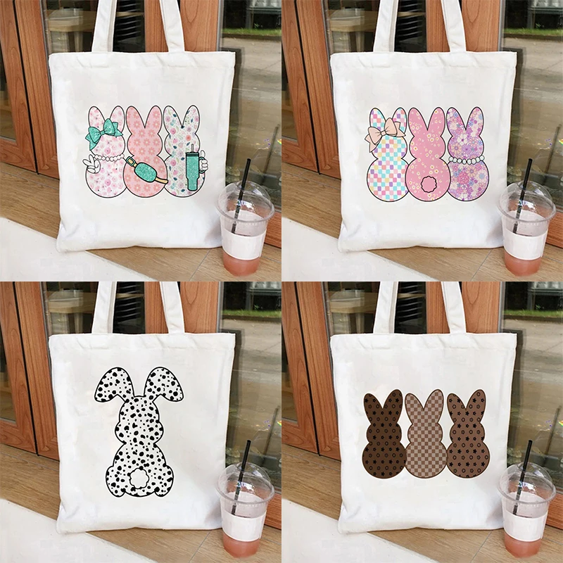 Easter Bunny Print Canvas Tote Bag for Women Makeup Bag Large Capacity Shopping Bags Books Female Shoulder Handbag Girl Handbags
Easter Bunny Print Canvas Tote Bag for Women Makeup Bag Large Capacity Shopping Bags Books Female Shoulder Handbag Girl Handbags