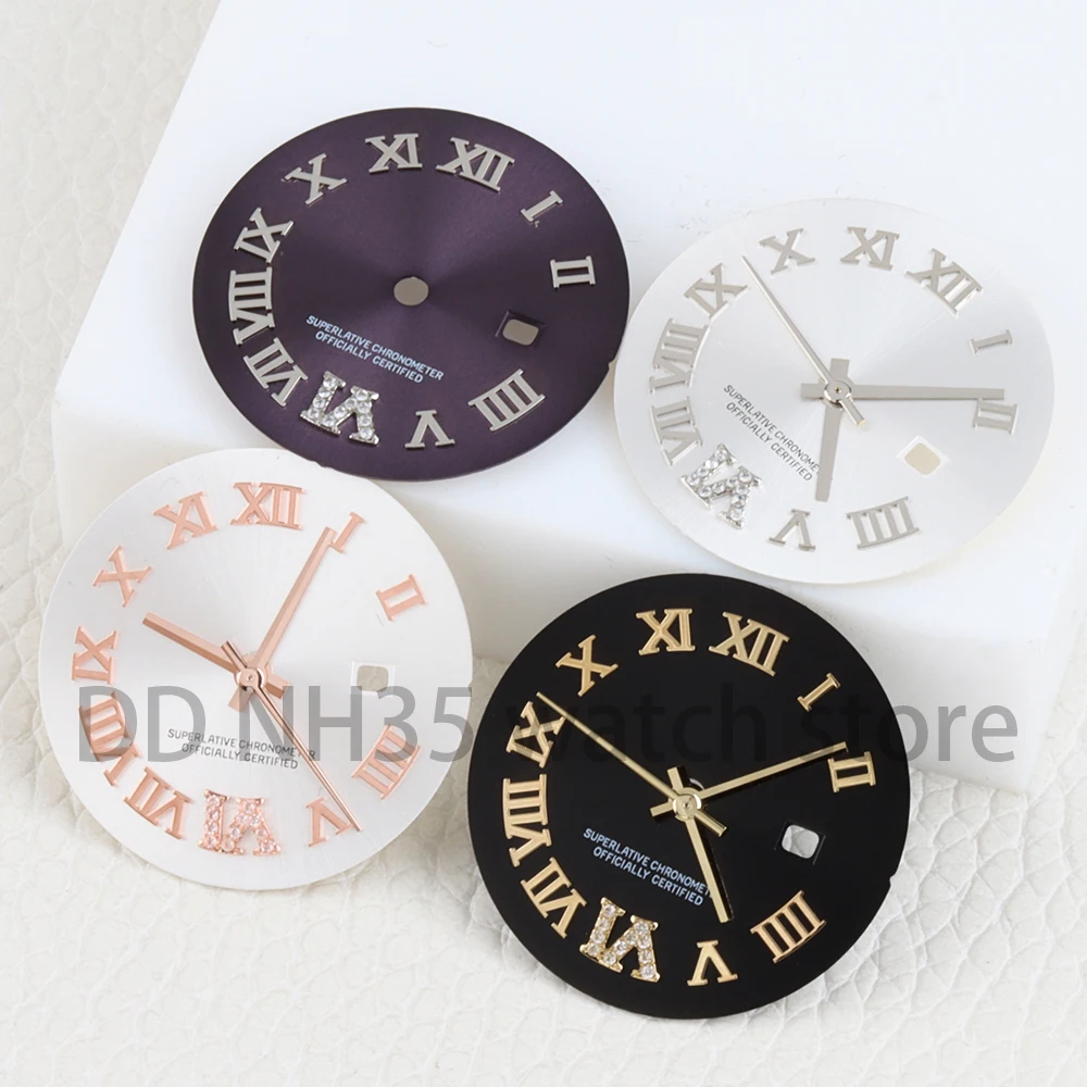 25mm NH05 Women's Watch Dial NO LOGO Roman Numeral Dial For DATEJUST NH05 NH06 Movement Lady Case Mod Accessories Replacement
25mm NH05 Women's Watch Dial NO LOGO Roman Numeral Dial For DATEJUST NH05 NH06 Movement Lady Case Mod Accessories Replacement