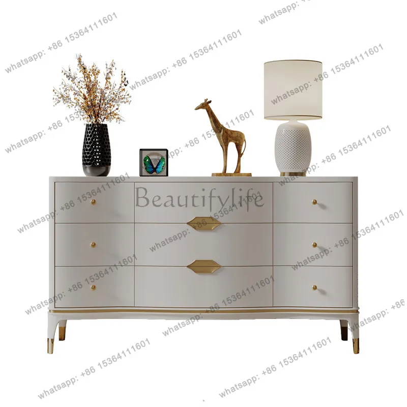 American light luxury chest modern simple household bedroom bedside cabinet
American light luxury chest modern simple household bedroom bedside cabinet
