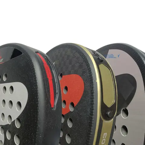 New Pala Padel Professional Soft 12k/16k FaceCarbon Fiber Tennis Racket Outdoor Sports Equipment for Men and Women Board Racket