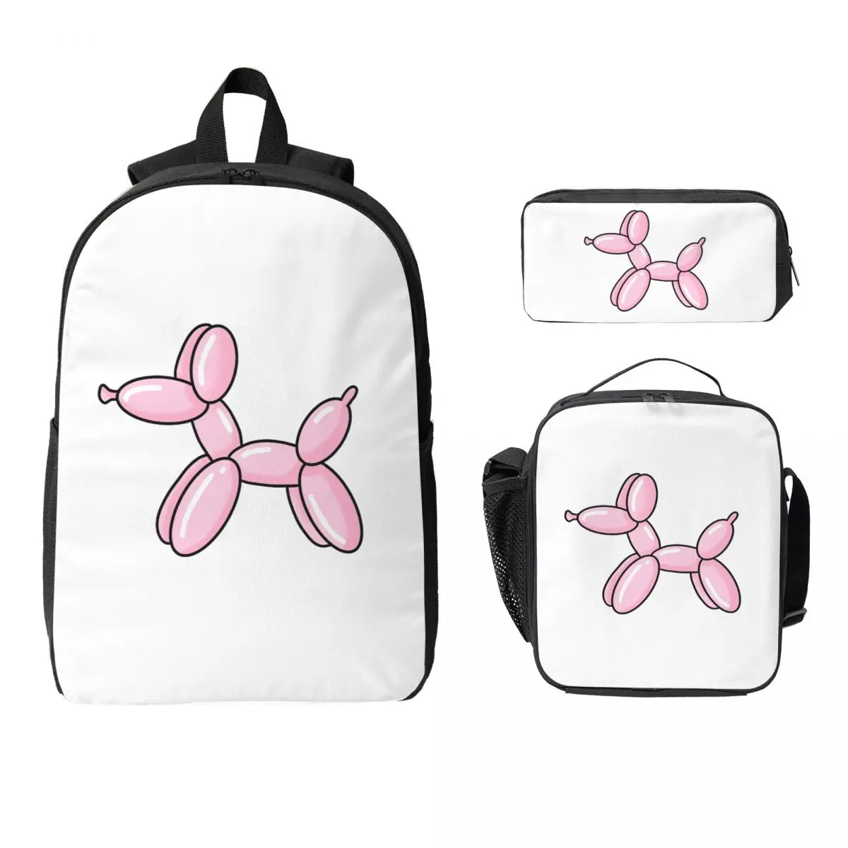 Balloon Dog Pink Backpack Boys Girls BookBag School Bag Laptop Shoulder Bags 3ps Insulated Lunch Bag Pencil Case
Balloon Dog Pink Backpack Boys Girls BookBag School Bag Laptop Shoulder Bags 3ps Insulated Lunch Bag Pencil Case