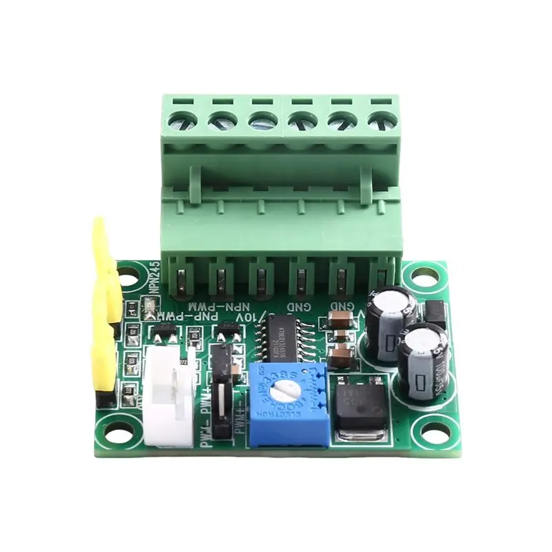 FEDI-DC 0-5V/0-10V To PWM Signal Generator Analog Input Voltage To 0-100% PL C AD Converter Module NPN-PWM 5V 24V Level Output
FEDI-DC 0-5V/0-10V To PWM Signal Generator Analog Input Voltage To 0-100% PL C AD Converter Module NPN-PWM 5V 24V Level Output
