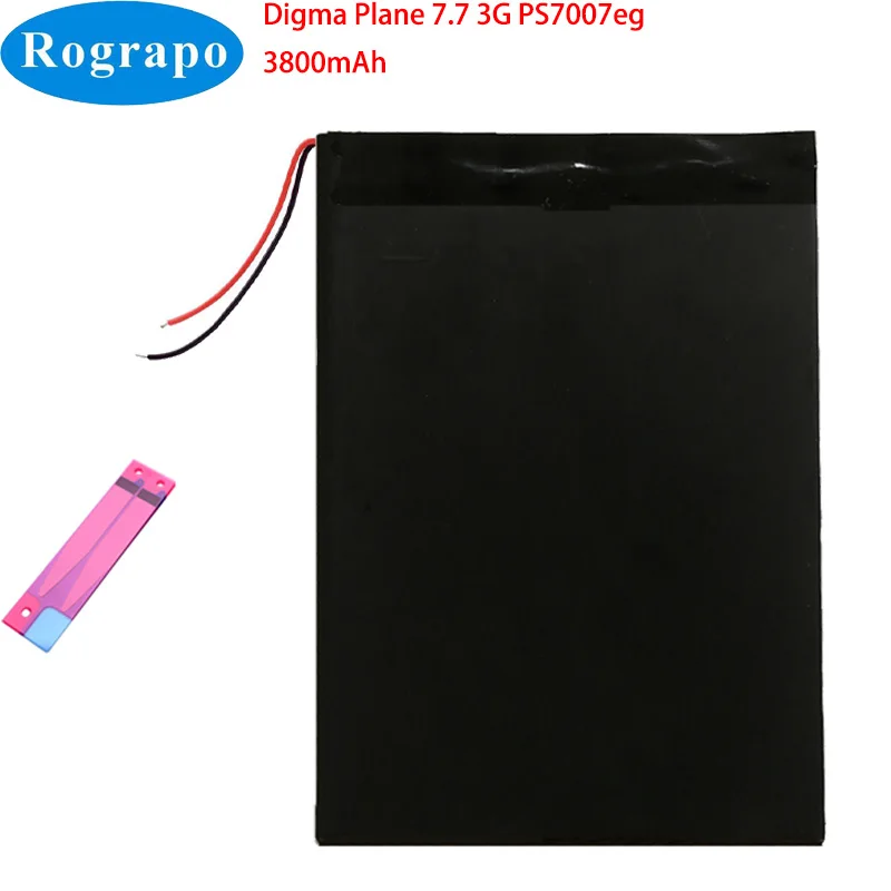 Новый 3,7 V 3800mAh Digma Plane 7.7 3G PS7007eg 357095 357090 307090 планшетный ПК аккумулятор 2 провода
Новый 3,7 V 3800mAh Digma Plane 7.7 3G PS7007eg 357095 357090 307090 планшетный ПК аккумулятор 2 провода
