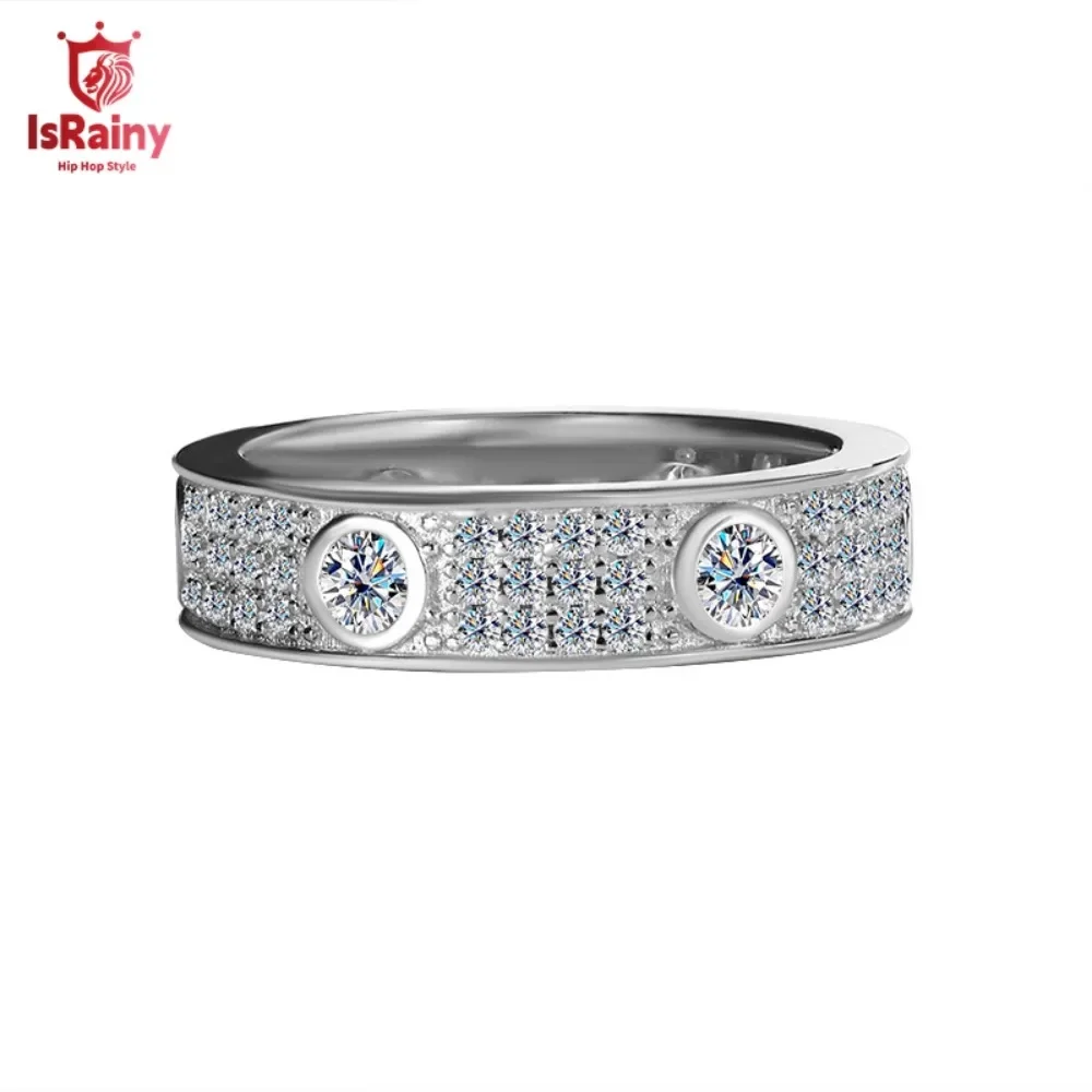 IsRainy Pass Diamond Test D Цвет 1,7 карата Круглой огранки Муассанит Кольца для женщин Юбилей Стерлингового Серебра 925 Ювелирные Изделия
IsRainy Pass Diamond Test D Цвет 1,7 карата Круглой огранки Муассанит Кольца для женщин Юбилей Стерлингового Серебра 925 Ювелирные Изделия