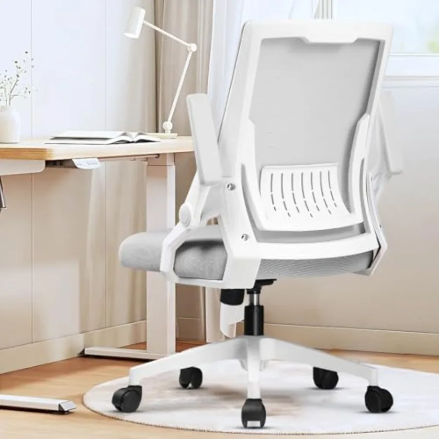 Ergonomic Office Chair with Flip-up Armrests Executive Computer Chair for Home Office, Breathable Mesh and Comfy Lumbar Support
Ergonomic Office Chair with Flip-up Armrests Executive Computer Chair for Home Office, Breathable Mesh and Comfy Lumbar Support