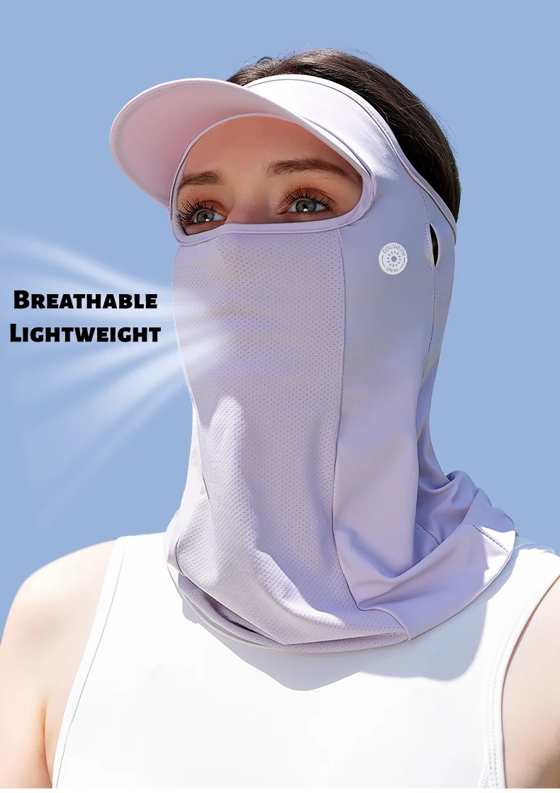 Sun Protection Face Cover Full-Face Neck Coverage Summer Ice-Silk Forehead Protection Outdoor All-in-One Lightweight Breathable
Sun Protection Face Cover Full-Face Neck Coverage Summer Ice-Silk Forehead Protection Outdoor All-in-One Lightweight Breathable