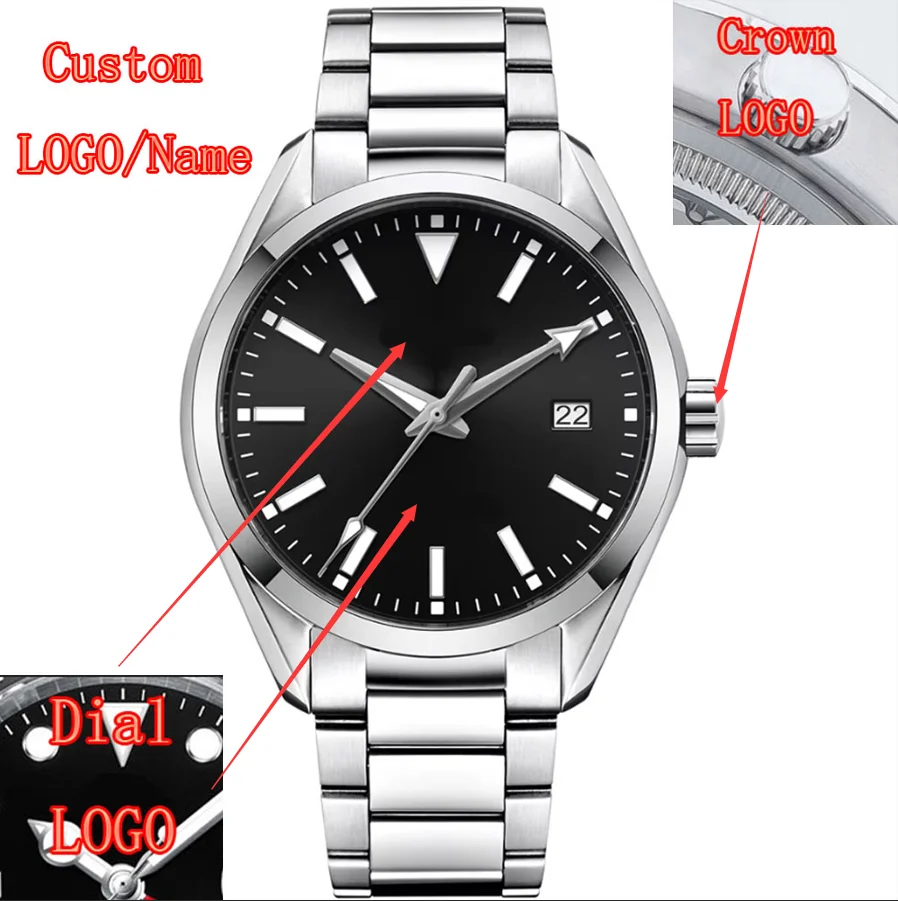 Роскошные мужские часы с логотипом по индивидуальному заказу, 41 мм, водонепроницаемые, с сапфировым стеклом, NH35, автоматические механические наручные часы с датой, relogio reloj hom
Роскошные мужские часы с логотипом по индивидуальному заказу, 41 мм, водонепроницаемые, с сапфировым стеклом, NH35, автоматические механические наручные часы с датой, relogio reloj hom