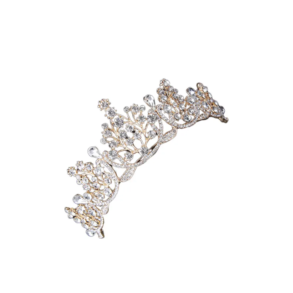 Baroque Crown Tiara Decorative Woman Shine Alloy Rhinestone Wedding Bridal Accessory Durable Lightweight Crystal Hair Tool
Baroque Crown Tiara Decorative Woman Shine Alloy Rhinestone Wedding Bridal Accessory Durable Lightweight Crystal Hair Tool